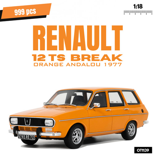 Otto mobile renault 12 ts - 1:18,