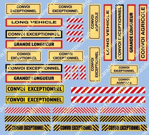 Decalcomanie convoglio a - convoglio, 1:18